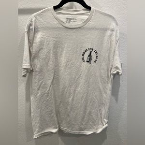 White “One more for the road” T-Shirt, Men’s Large
